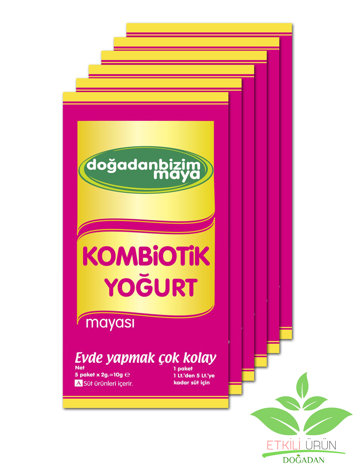 Kombiotik Yoğurt Mayası 6 Kutu (6x5)