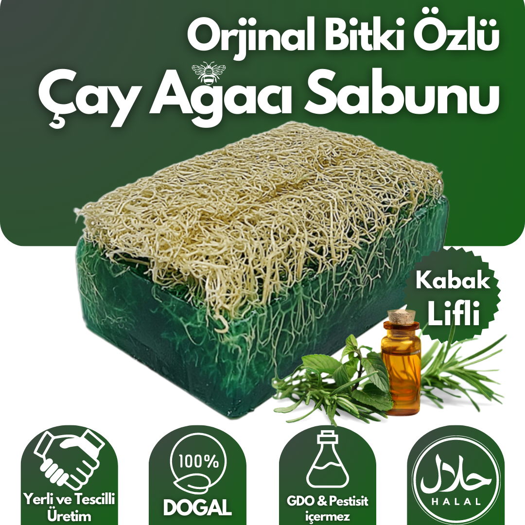 Kabak Lifli Çay Ağacı Sabunu